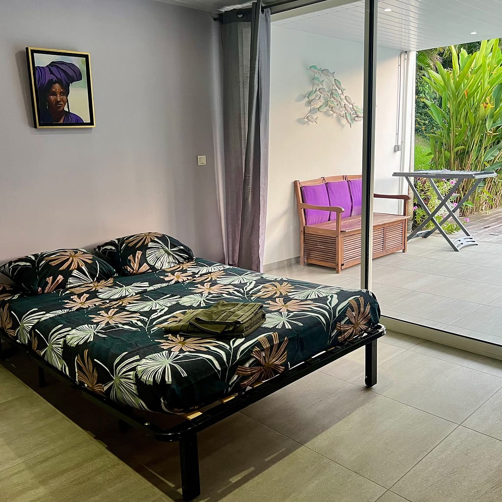 Chambre du Gîte Caracoli à Trinité