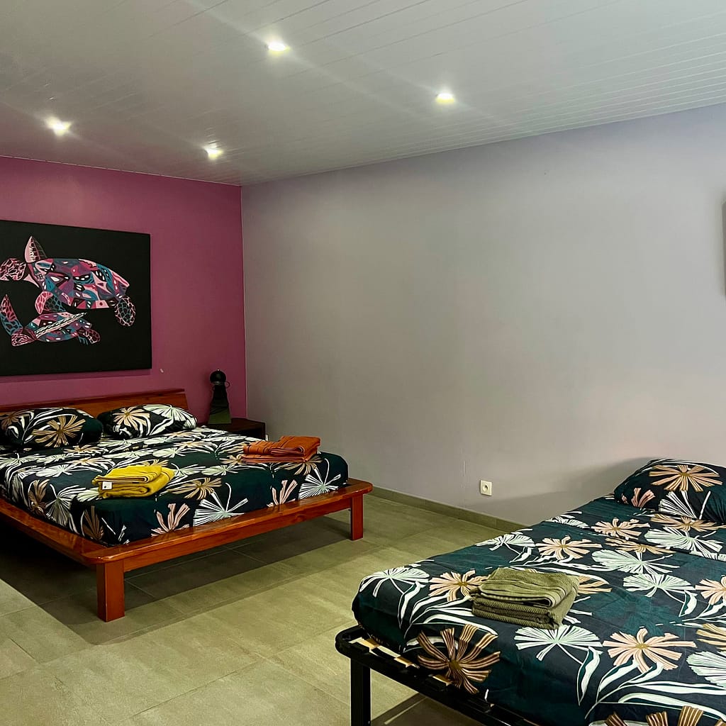 Chambre du Gîte Caracoli à Trinité