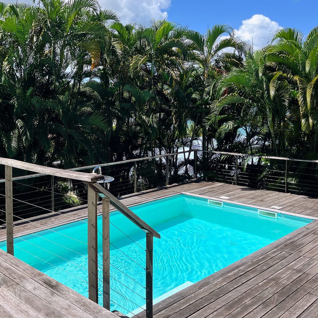 Espace détente au Gîte Caracoli à Trinité